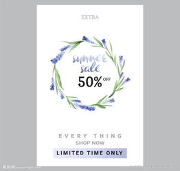 打折促销广告设计 吸引眼球的优惠大酬宾